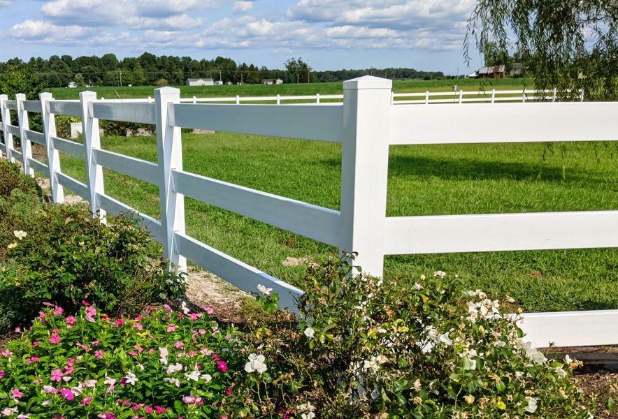 3 rail vinyl fence/ 3 rail vinyl fence/3 rail vinyl fence