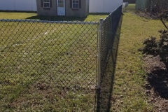 BLACK VINYL COATED  CHAINLIK FENCE