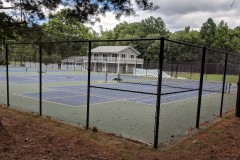 Tennis court fences