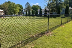 BLACK VINYL COATED  CHAINLIK FENCE