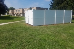 vinyl privacy fence