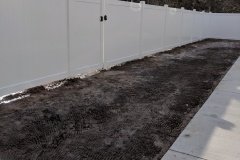 vinyl privacy fence