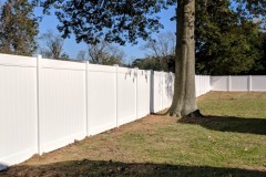 6 ft tall vinyl privacy fence