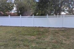 Lattice top fences