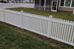 white picket fence