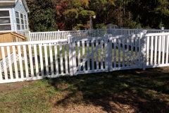 white picket fence