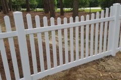 white picket fence