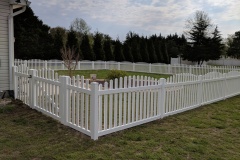 white picket fence