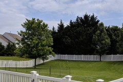 vinyl picket fence