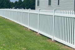 white picket fence